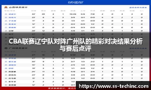 竞技宝CBA联赛辽宁队对阵广州队的精彩对决结果分析与赛后点评